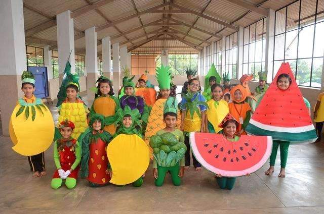 Baby Strawberry Fruit Costume, Kids Fancy Dress for School Competition