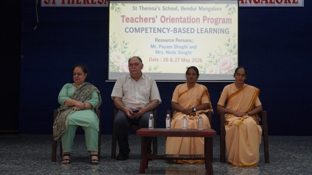 St Theresa’s School Conducts Competency-Based Education Workshop for the Staff on 26th and 27th May 2026