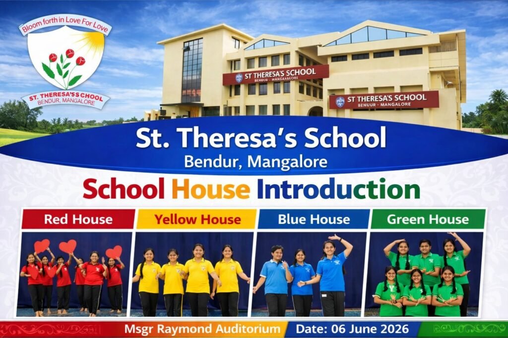 Creativity, Leadership and Environmental Awareness Shine at House Introduction Programme in St. Theresa School, Bendur