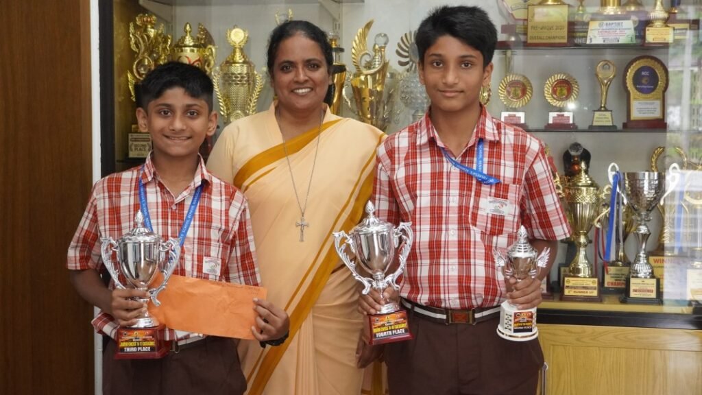 Congratulations Shaanan Ethan Fernandes (Class IX B) and Sohan Peyton Fernandes (Class VII B)