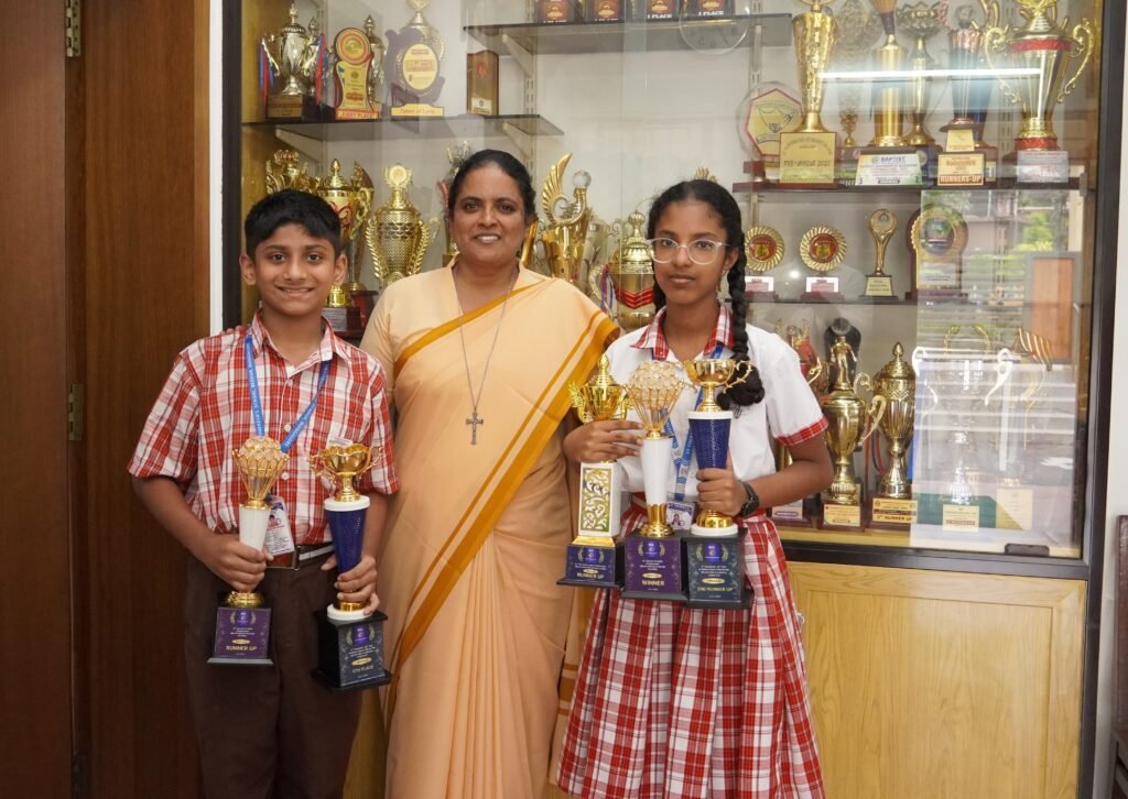 Hearty congratulations, Sohan Peyton Fernandes (Class VI B) and Rizelle Alida D’souza (Class VII B)