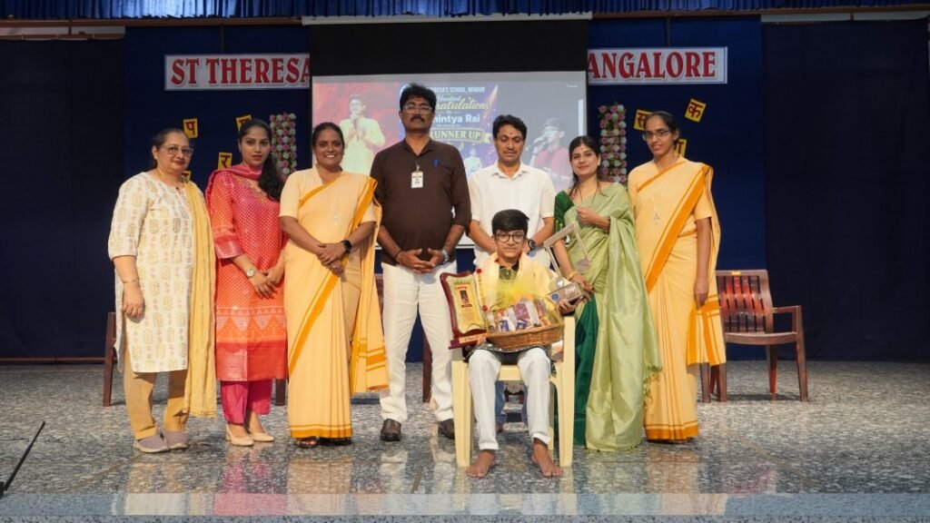 St. Theresa’s School Honours Its Class X Student Achinthya Rai